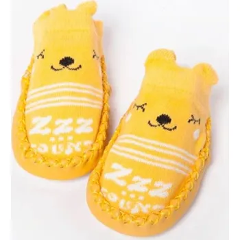 Dívčí bačkory Dětské capáčky A12 žlutá 12-18 měsíců