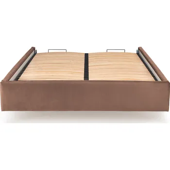 Ložnice Manželská postel Halmar MODULO korpus postel 160 - béžová tap. Monolith 09 (3p=1szt) (3 karton)