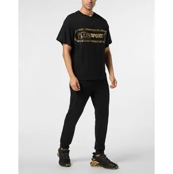 Pánské tričko Plein Sport T-Shirt 28493 Černá Regular Fit 3XL