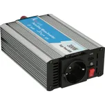 Extralink CAR VOLTAGE CONVERTER 12V - 230V, 300W, PURE SINUS OPIP-300W zdroj/transformátor Auto Hliník
