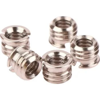 Selfie tyč 5 ks Kovové šrouby a matice pro fotoaparát Převodní šrouby 1/4 a 3/8 pro stativy monopody a fotografické příslušenství