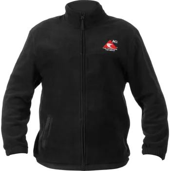 Pánská mikina Mikina ACI černá fleece na zip 285 g Velikost: L