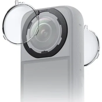 Selfie tyč Ochranné kryty objektivu pro kameru Insta360 X3 Průhledné kryty čoček proti poškrábání a nárazům při natáčení