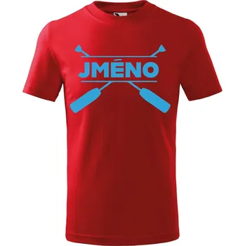 Dětská móda DOBRÝ TRIKO Dětské tričko Jméno pádla Velikost: 146/10 let, Barva: Červená
