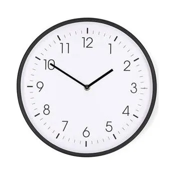 Hodiny Nedis CLWA1226BK Quartz 30 cm nástěnné hodiny černé