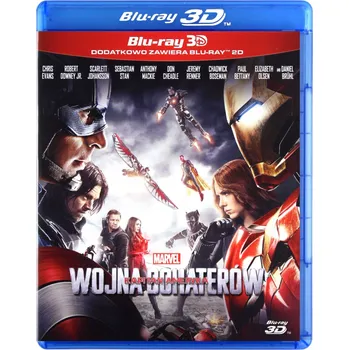 Kapitan Ameryka: Wojna Bohaterów (2BD 3-D) BLU-RAY - 3D Blu-ray disk