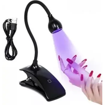 UV lampa na nehty mini uv/led lampa na nehty s klipsem 3 w