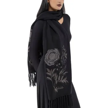 Šála šála KILLSTAR - Ravens Rose - Black