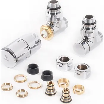 Ventil Terma termostatická rohová sada ventilů Chrome