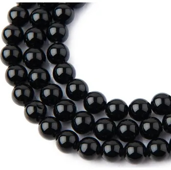 Korálek Korálky z minerálu Černý onyx 8 mm