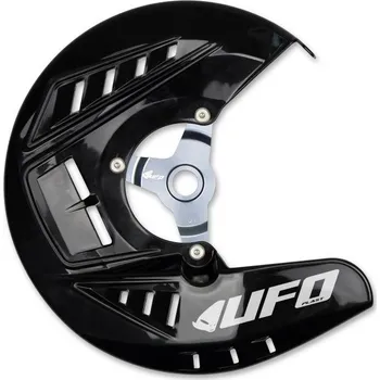 Auto-moto UFO kryt brzdového kotouče přední KTM SX/SXF 125/150/250/350/450 15-22, EXC 125 15-21, EXC/EXCF 250/300/350/450/500 15-26, HUSQVARNA TC 125/250 16-22, FC 250/350/450 15-22, TX 125/250/300 16-22 barva černá - nahrazuje HU03369001 a KT04069001 (UFO kryt)