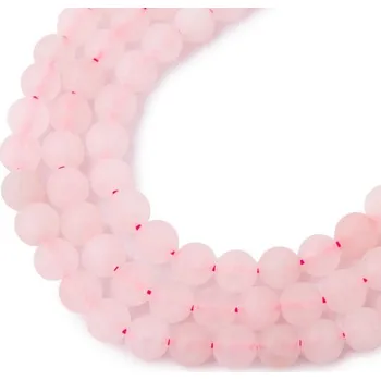 Korálek Korálky z minerálu Růženín matný 6 mm