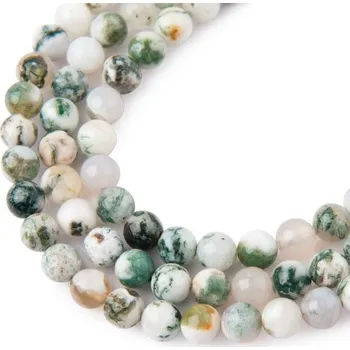 Korálek Korálky z minerálu Achát stromečkový 6 mm