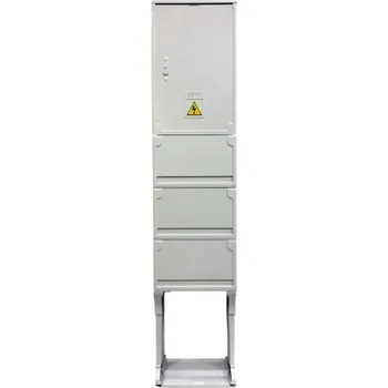 Rozvaděč Elektroměrový rozvaděč ESTA ER 212/NKP7P-E S3/4 EKO 030190 stoják šedý pro ČEZ, EGD (E.ON)