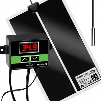 Topná rohož Topná folie 28x42cm s termostatem a externím čidlem 230V / 20W