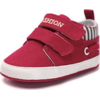 Dívčí bačkory Dětské capáčky A5 červená 6-12 měsíců