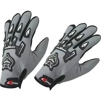 Moto rukavice motocyklové rukavice šedé vel. l
