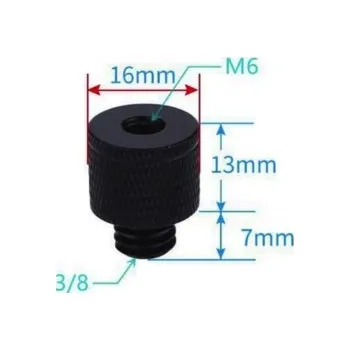 Šroub M6 samice na 3/8" samec