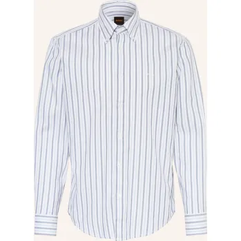 Pánská košile Boss Pánská Košile Ricoplus Slim Fit, bílá / černošedá /...