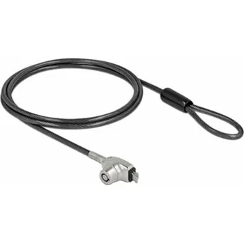 Zámek na kolo Navilock - Bezpečnostní kabelový zámek - černá, stříbrná - 1.5 m