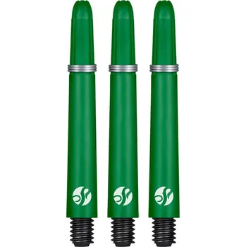 Násadky na šipky Shot Koi Carbon zelené 48mm dlouhé