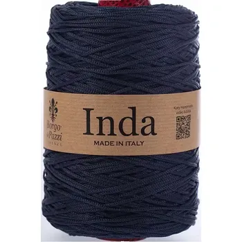 Příze Borgo de Pazzi Inda 47 Noční modrá (Špagátová příze Inda 47 Noční modrá)