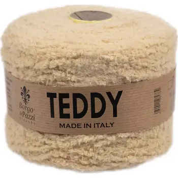 Příze Borgo de Pazzi Teddy 3 Béžová (Špagátová žinylková příze Teddy béžová)