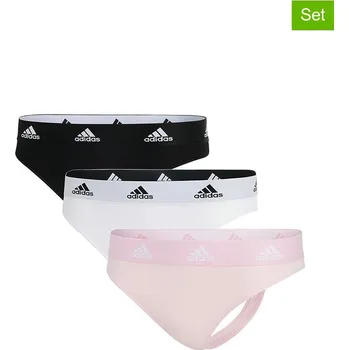Kalhotky Kalhotky adidas Schwarz/ Weiß/ Rosa 5956667 XL