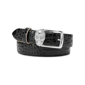 Opasek PHILIPP PLEIN Pásek 24187 Černá 85