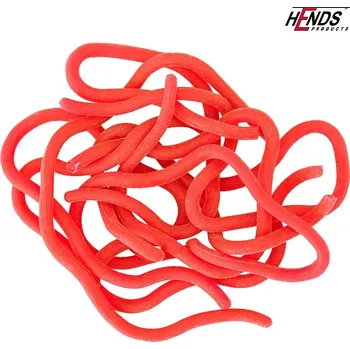 Rybářský prut Hends Squirmy Worms Červi světle červená