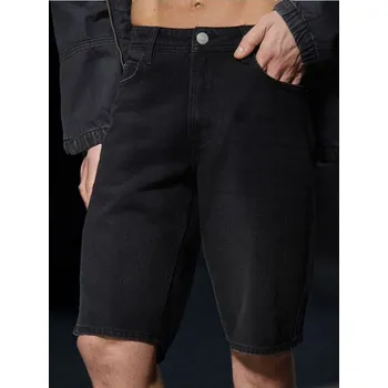 Pánské kraťasy Sinsay - Džínové kraťasy regular - černá - 7959Y-99J - 7959Y-99J-34