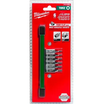 Šroubovák MBG - PIOTR KIŹLIŃSKI SADA NÁSTROJŮ MILWAUKEE ŠROUBOVÁKŮ, 6 DÍLŮ. 1/4 TORX