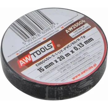 Izolační páska AWTools IZOLAČNÍ PÁSKA 25mm x 20m ČERNÁ