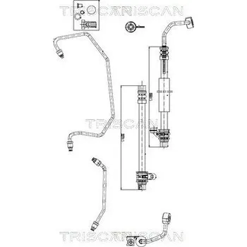 Hydraulická hadice, řízení TRISCAN 8516 43001