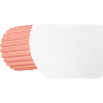 Nástěnné svítidlo Nástěnné svítidlo HALO moderní růžové IP44 do koupelny a ložnice hliník sklo