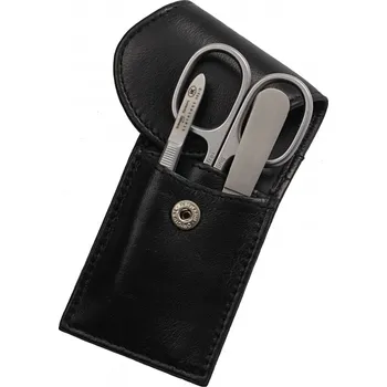 Hans Kniebes Nappa manikúra v koženém pouzdře 3-dílná