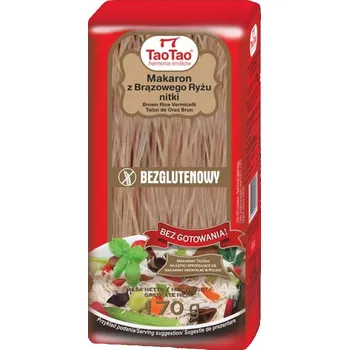 Příloha TaoTao Bezlepkové rýžové těstoviny z hnědé rýže - nitovky (170g)
