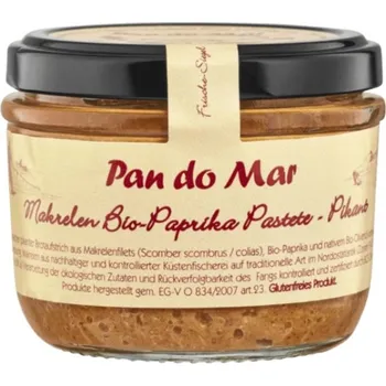 Hotové jídlo Pan do Mar Makrelové paté s paprikou 125 g bio Množství: 1 ks