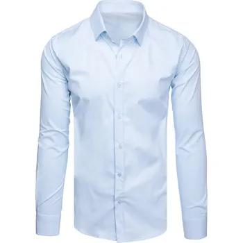 Pánská košile Elegantní světle modrá pánská košile DX2614 Velikost: XL