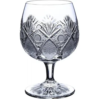 Sklenice BOHEMIA CRYSTAL Broušené sklenice Fiona na brandy. 6 ks. Brus Paříž.