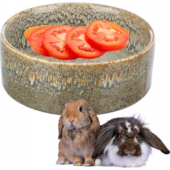 Miska pro psa Jedna keramická miska Trixie hnědá 0,4 l