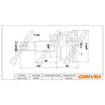 Sada kloubů, hnací hřídel Dr!ve+ DP2110.10.3203