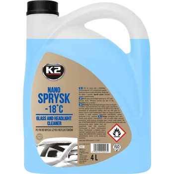 Náplň do chladiče a ostřikovače K2 NANO SPRAYSK K627 Nemrznoucí směs do ostřikovačů Kanystr 4l