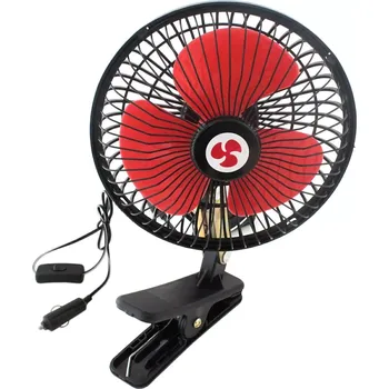 Vzduchotechnika Automobilový ventilátor 12 V s klipem 17,5 cm