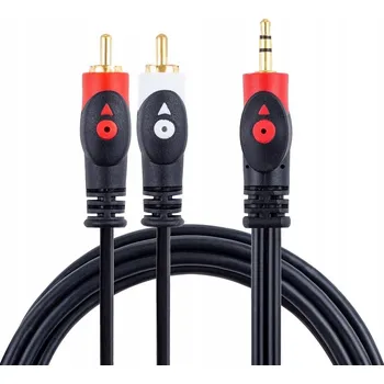 Audio kabel Kabel Libox LB0024 minijack (3,5 mm) – 2x RCA (cinch) 5 m