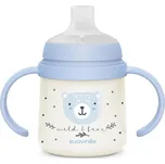 SUAVINEX | První láhev s oušky WILD & FREE 150 ml - modrá