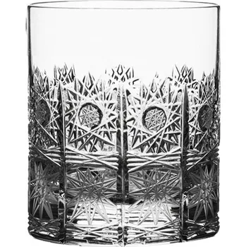 Sklenice PB CRYSTAL Broušené sklenice na whisky. 6 ks. Brus klasik 500 PK, 330 ml