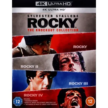 Blu-ray film Rocky the Knockout Collection Blu-ray 4K disk