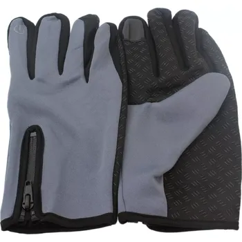 Rukavice Sportovní zimní rukavice s dotykovou funkcí XL – šedé