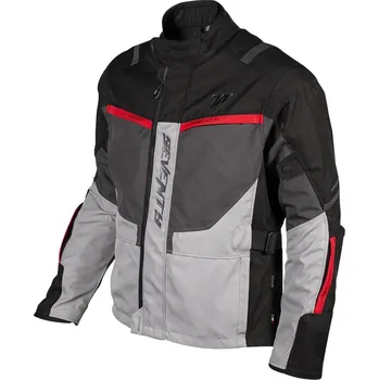 Moto bunda SEVENTY DEGREES Bunda na motorku Seventy Degrees SD-JT83 Tonale černo-šedo-červená 3XL